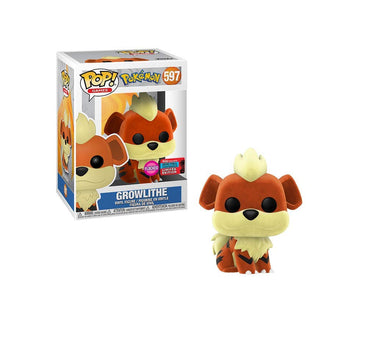 Funko Pop! Pokemon Flocked Growlithe 2020 Fall Convention Exclusive NYCC Shared FUNKO