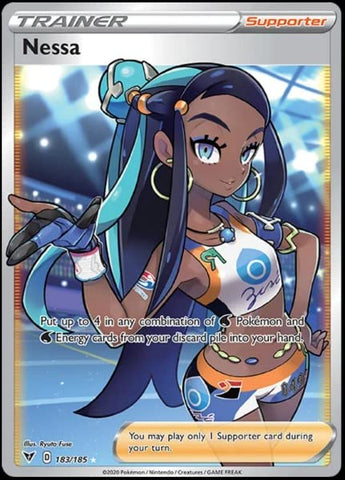 Pokemon - Nessa - 183/185 - Vivid Voltage - Full Art Pokémon