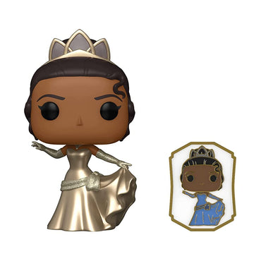 POP! Ultimate Princess Collection - Tiana POP & Pin Vinyl Figure - Shop Exclusive FUNKO