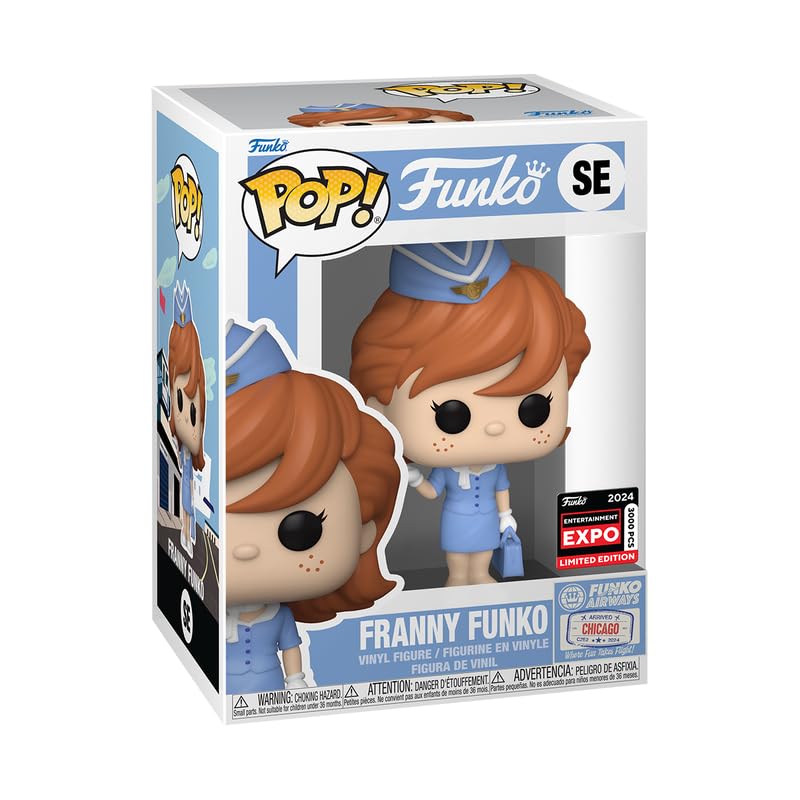 Funko Pop! Originals: LE3000 Franny in Stewardess Uniform (2024 Limited Edition Entertainment Expo Shared Exclusive), 81739 FUNKO