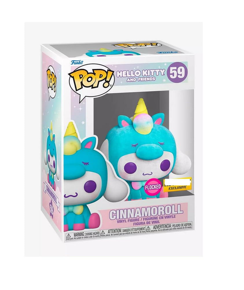 Funko Pop #59 - Hello Kitty and Friends - Cinnamoroll (Flocked Exclusive) FUNKO