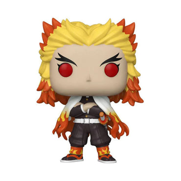 Funko POP! Animation: Demon Slayer - Rengoku Kyojuro (Glow in The Dark) Special Edition Exclusive Vinyl Figure FUNKO
