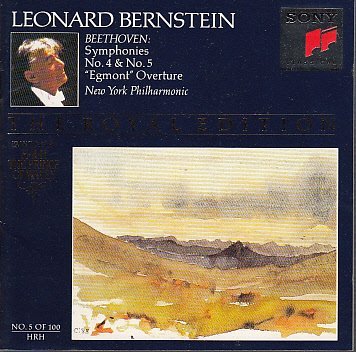 Beethoven: Symphonies Nos. 4 & 5 / Egmont Overture - Bernstein Royal Edition [Audio CD] Ludwig van Beethoven; Leonard Bernstein and New York Philharmonic Orchestra CD