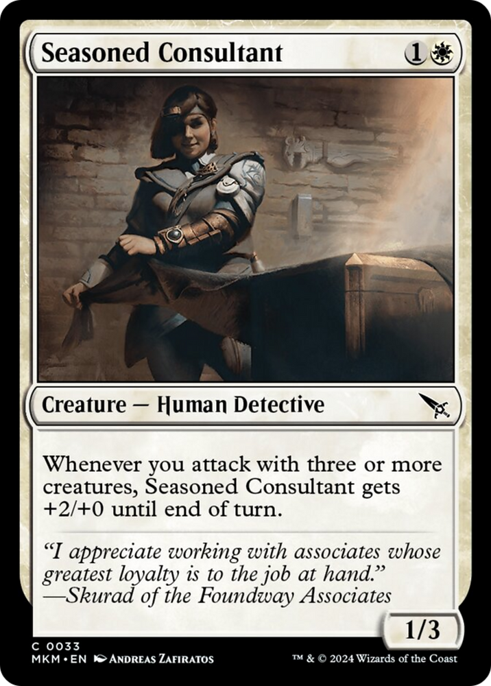 Seasoned Consultant [Murders at Karlov Manor] Magic: The Gathering