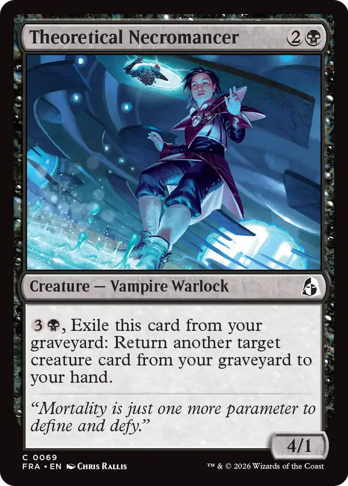 Theoretical Necromancer [Reality Fracture] Magic: The Gathering