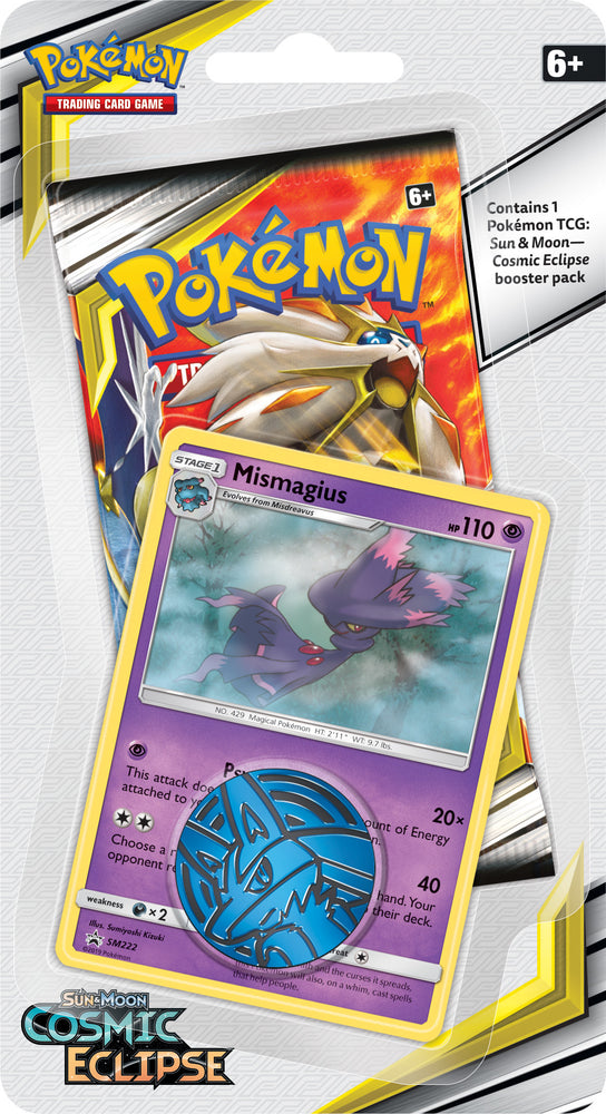 Sun & Moon: Cosmic Eclipse - Single Pack Blister (Mismagius) Pokémon