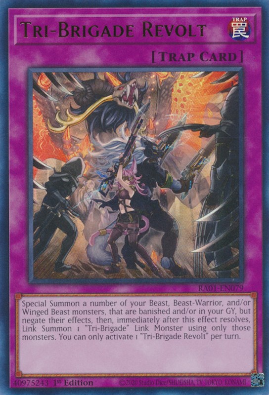 Tri-Brigade Revolt [RA01-EN079] Ultra Rare Yu-Gi-Oh!