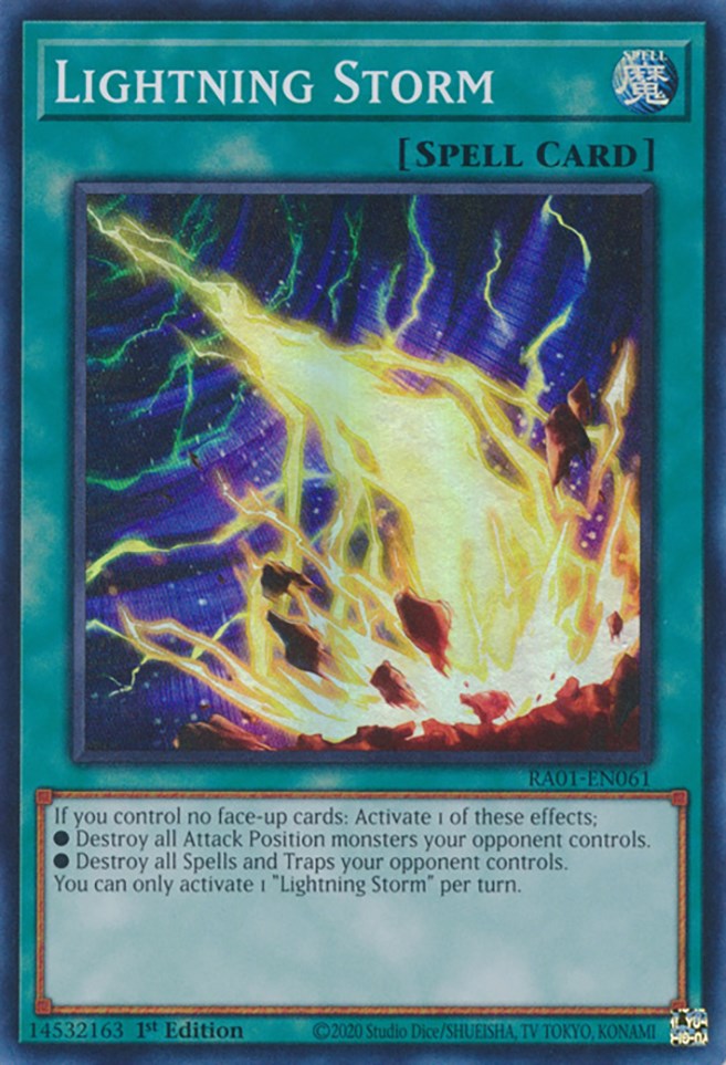 Lightning Storm [RA01-EN061] Super Rare Yu-Gi-Oh!