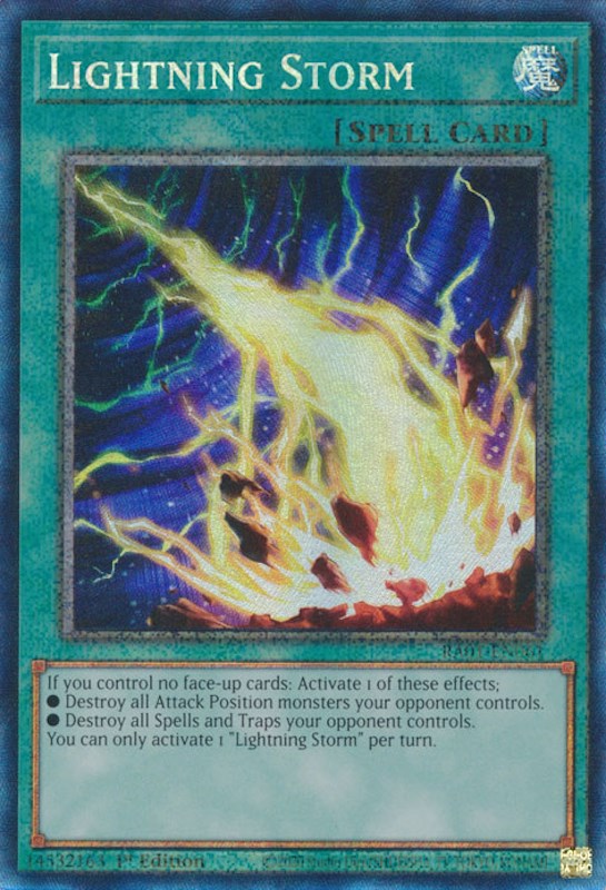Lightning Storm [RA01-EN061] Prismatic Collector's Rare Yu-Gi-Oh!