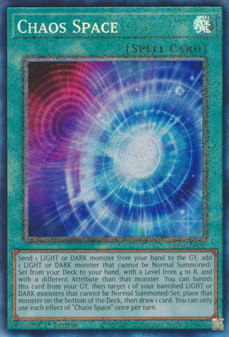 Chaos Space [RA01-EN065] Prismatic Collector's Rare Yu-Gi-Oh!
