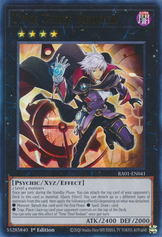 Time Thief Redoer [RA01-EN041] Ultra Rare Yu-Gi-Oh!