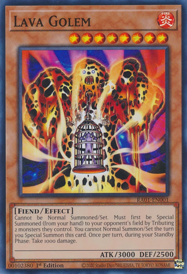 Lava Golem [RA01-EN001] Super Rare Yu-Gi-Oh!
