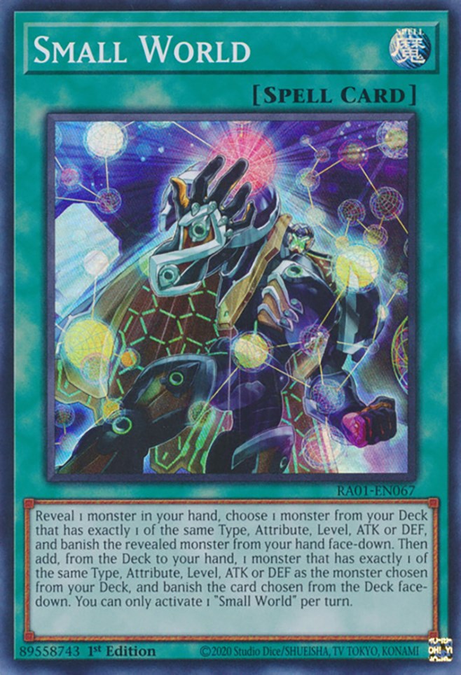 Small World [RA01-EN067] Super Rare Yu-Gi-Oh!