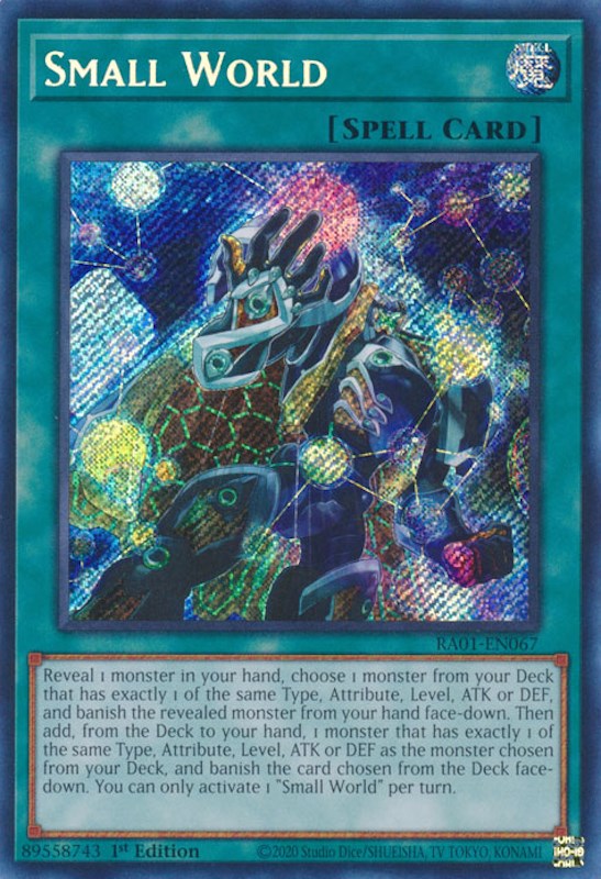 Small World [RA01-EN067] Secret Rare Yu-Gi-Oh!