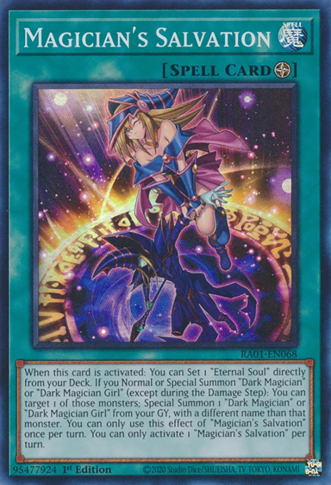 Magician's Salvation [RA01-EN068] Super Rare Yu-Gi-Oh!