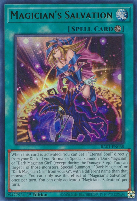 Magician's Salvation [RA01-EN068] Ultra Rare Yu-Gi-Oh!