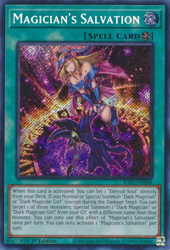 Magician's Salvation [RA01-EN068] Secret Rare Yu-Gi-Oh!
