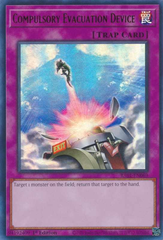 Compulsory Evacuation Device [RA01-EN069] Ultra Rare Yu-Gi-Oh!