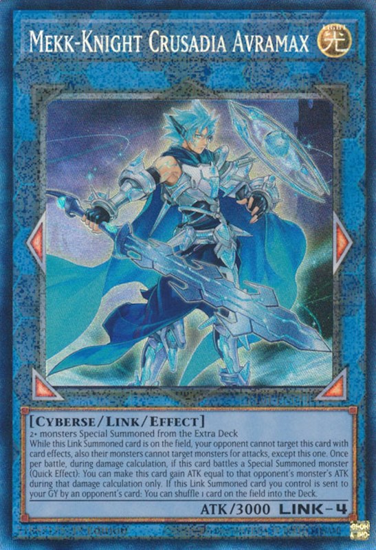 Mekk-Knight Crusadia Avramax [RA01-EN044] Prismatic Collector's Rare Yu-Gi-Oh!