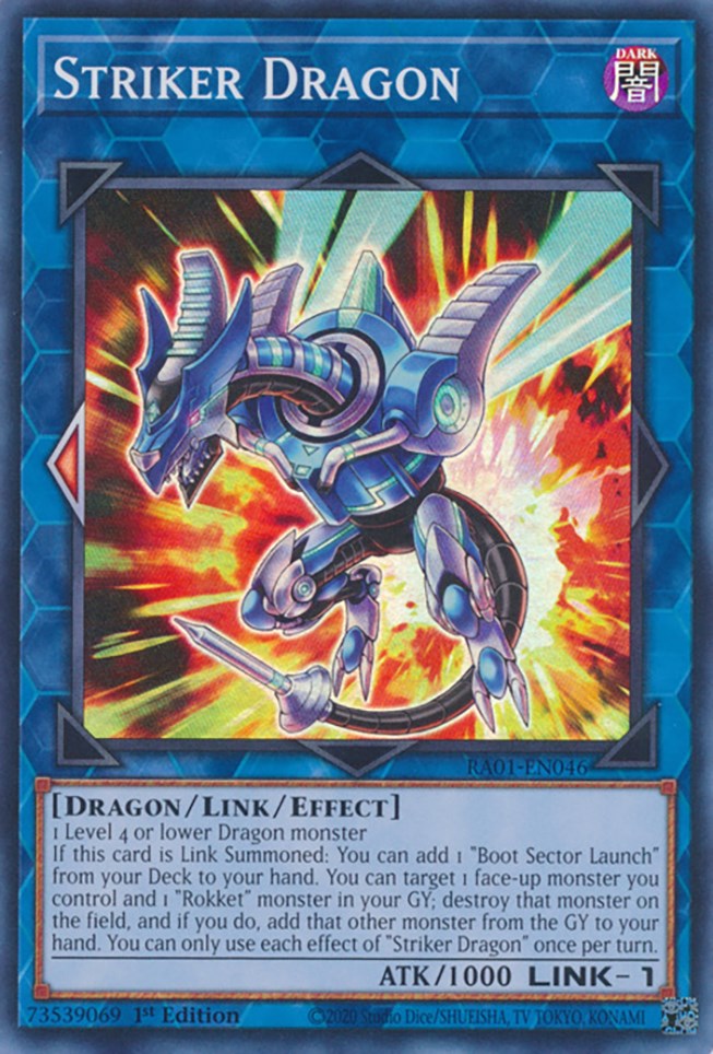 Striker Dragon [RA01-EN046] Super Rare Yu-Gi-Oh!