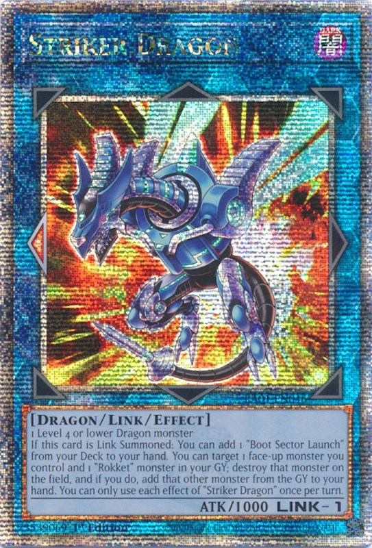 Striker Dragon [RA01-EN046] Quarter Century Secret Rare Yu-Gi-Oh!