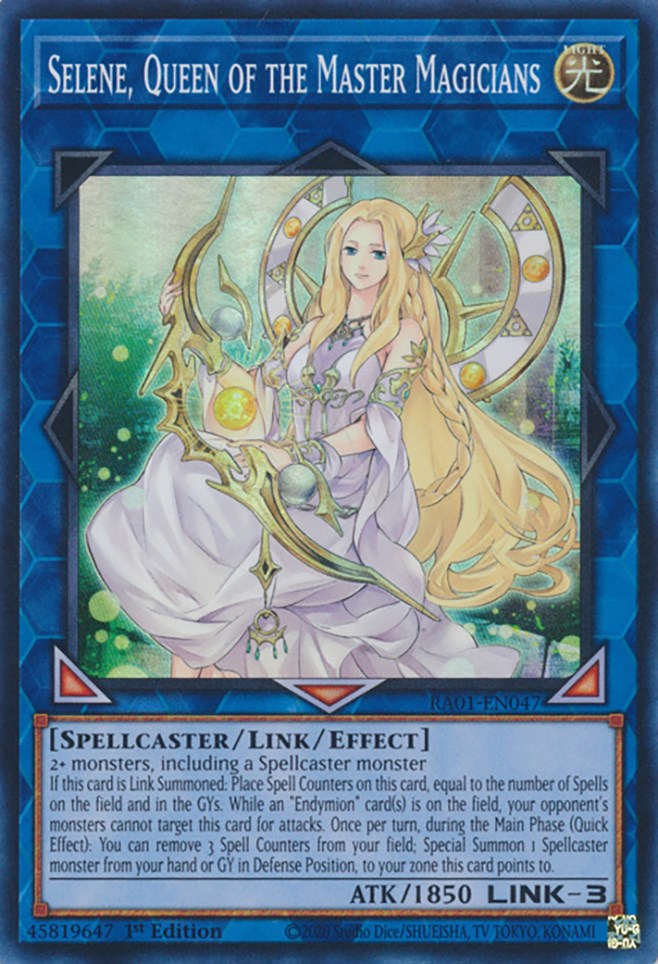 Selene, Queen of the Master Magicians [RA01-EN047] Super Rare Yu-Gi-Oh!