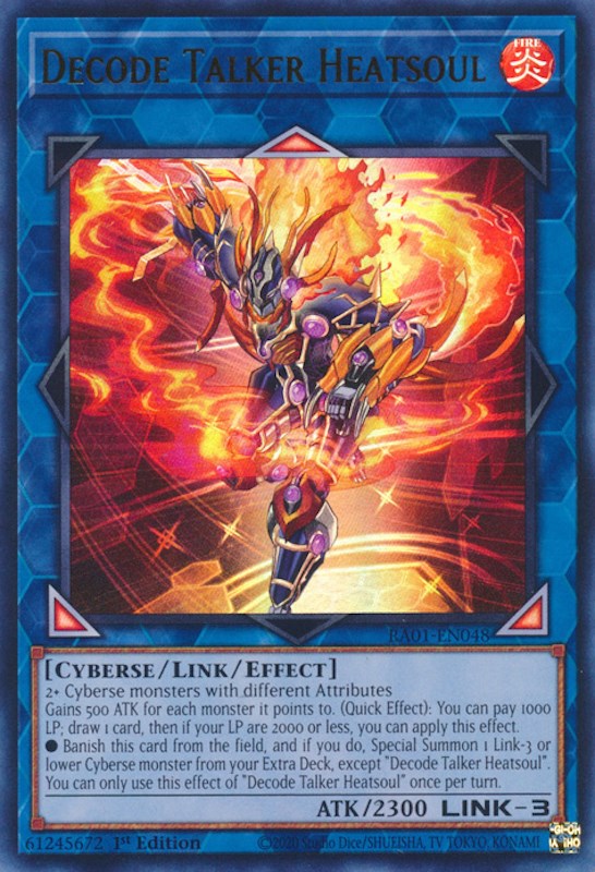 Decode Talker Heatsoul [RA01-EN048] Ultra Rare Yu-Gi-Oh!