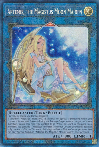 Artemis, the Magistus Moon Maiden [RA01-EN049] Prismatic Collector's Rare Yu-Gi-Oh!
