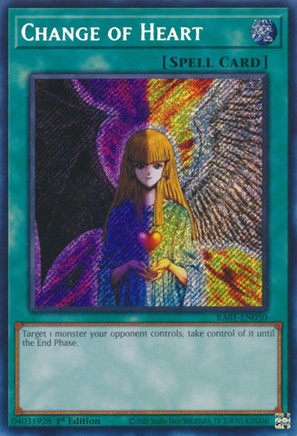 Change of Heart [RA01-EN050] Secret Rare Yu-Gi-Oh!