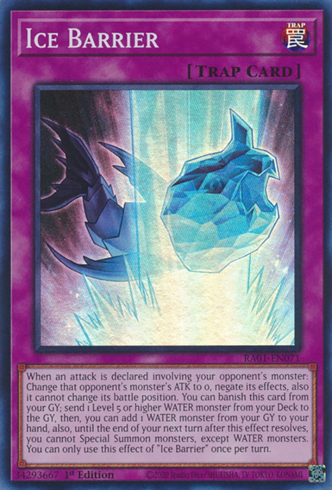 Ice Barrier [RA01-EN071] Super Rare Yu-Gi-Oh!