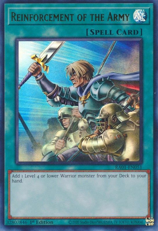Reinforcement of the Army [RA01-EN051] Ultra Rare Yu-Gi-Oh!