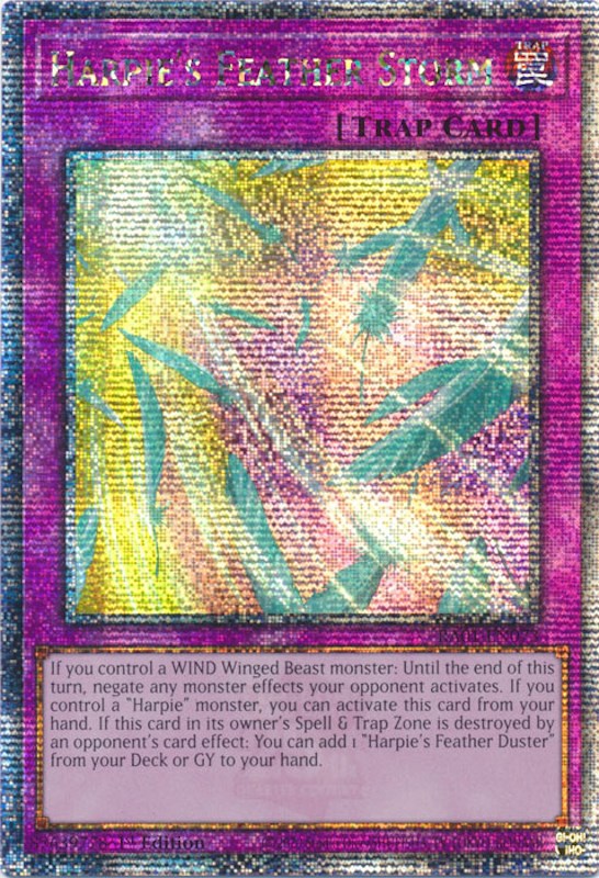 Harpie's Feather Storm [RA01-EN073] Quarter Century Secret Rare Yu-Gi-Oh!
