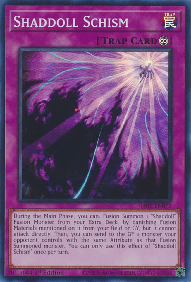 Shaddoll Schism [RA01-EN077] Super Rare Yu-Gi-Oh!