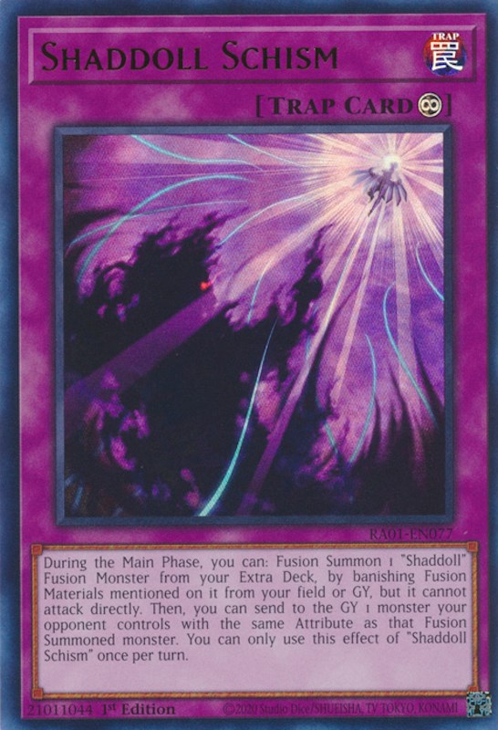 Shaddoll Schism [RA01-EN077] Ultra Rare Yu-Gi-Oh!