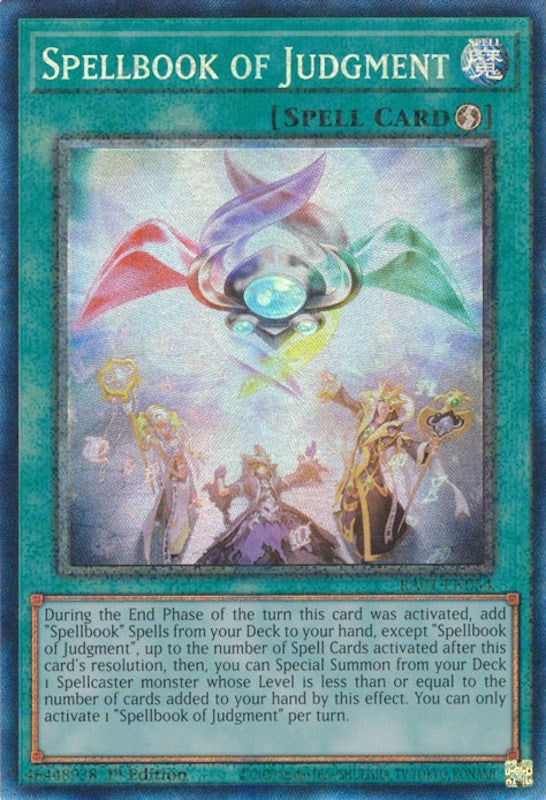 Spellbook of Judgment [RA01-EN054] Prismatic Collector's Rare Yu-Gi-Oh!