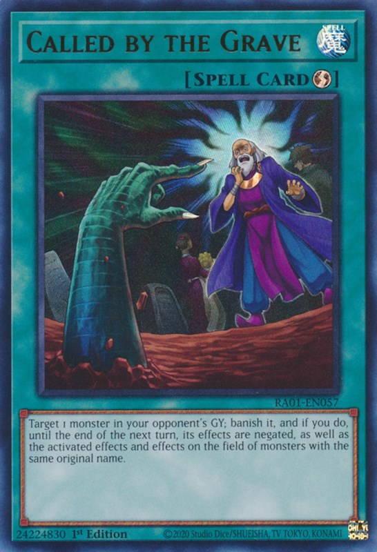 Called by the Grave [RA01-EN057] Ultra Rare Yu-Gi-Oh!