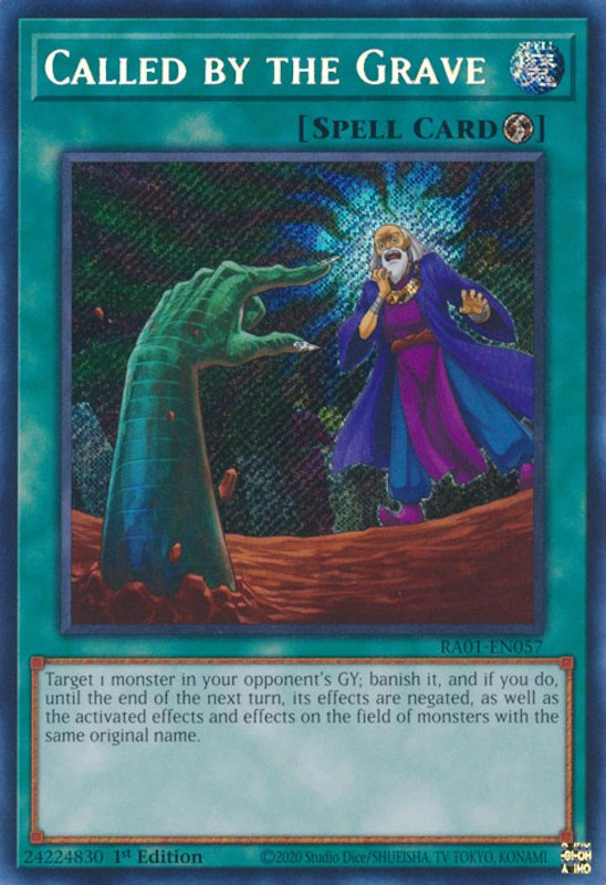 Called by the Grave [RA01-EN057] Secret Rare Yu-Gi-Oh!