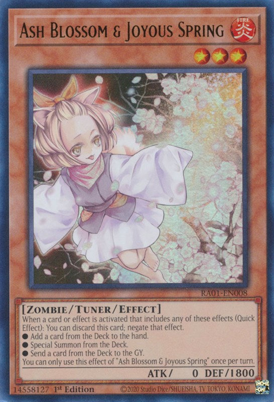 Ash Blossom & Joyous Spring [RA01-EN008] Ultra Rare Yu-Gi-Oh!