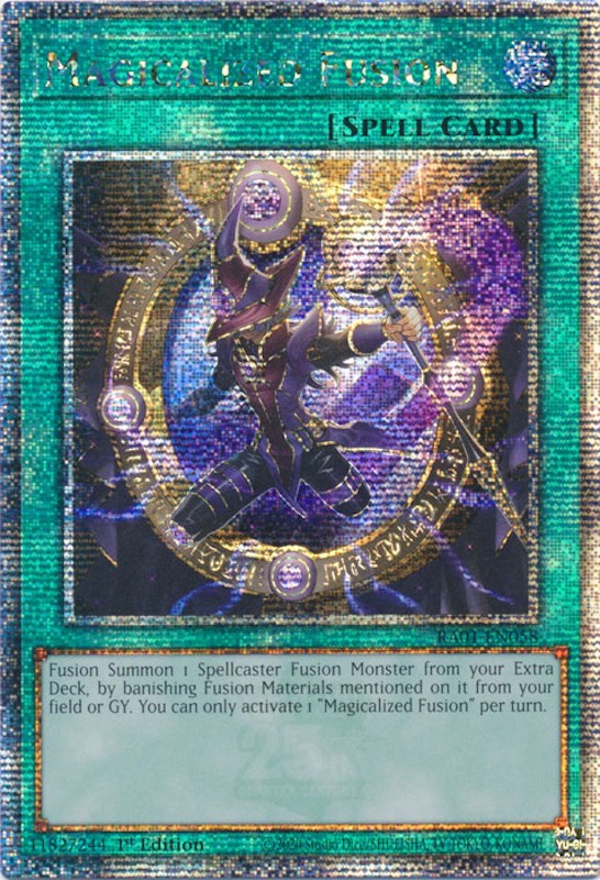 Magicalized Fusion [RA01-EN058] Quarter Century Secret Rare Yu-Gi-Oh!