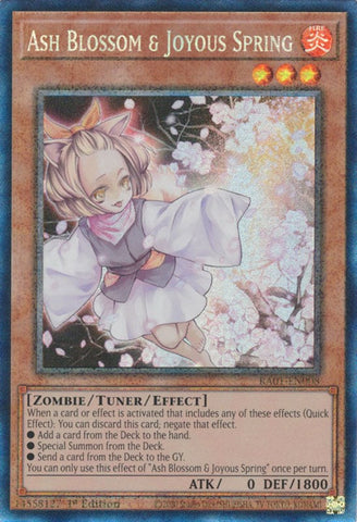 Ash Blossom & Joyous Spring [RA01-EN008] Prismatic Collector's Rare Yu-Gi-Oh!
