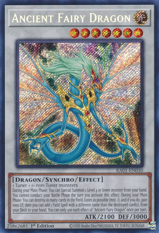 Ancient Fairy Dragon [RA01-EN030] Secret Rare Yu-Gi-Oh!