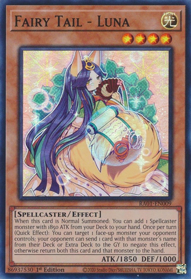 Fairy Tail - Luna [RA01-EN009] Super Rare Yu-Gi-Oh!