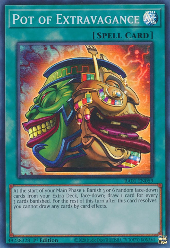 Pot of Extravagance [RA01-EN059] Super Rare Yu-Gi-Oh!