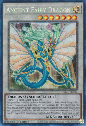 Ancient Fairy Dragon [RA01-EN030] Prismatic Collector's Rare Yu-Gi-Oh!