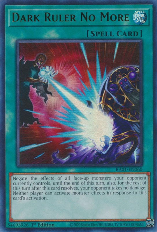 Dark Ruler No More [RA01-EN060] Ultra Rare Yu-Gi-Oh!