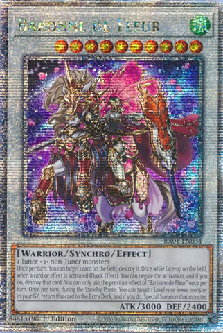 Baronne de Fleur [RA01-EN034] Quarter Century Secret Rare Yu-Gi-Oh!