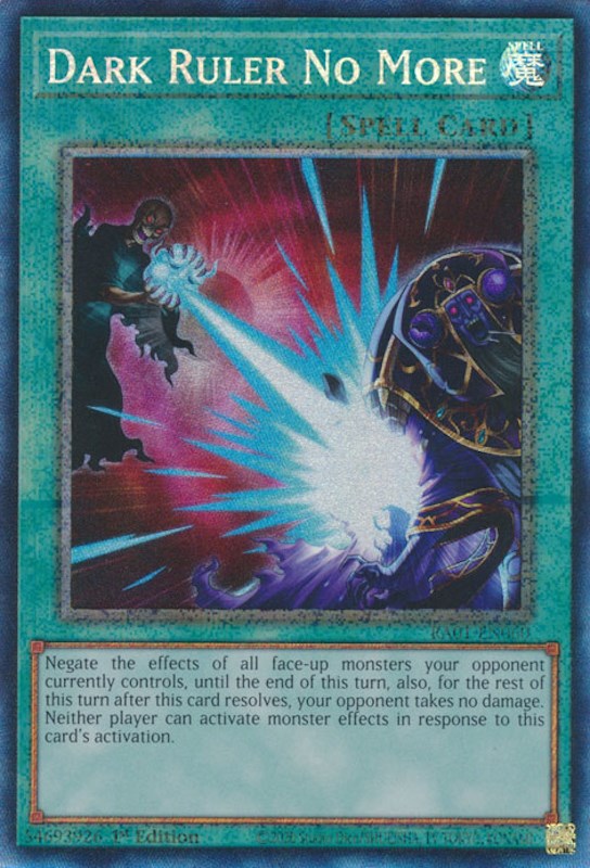 Dark Ruler No More [RA01-EN060] Prismatic Collector's Rare Yu-Gi-Oh!