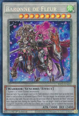 Baronne de Fleur [RA01-EN034] Prismatic Collector's Rare Yu-Gi-Oh!