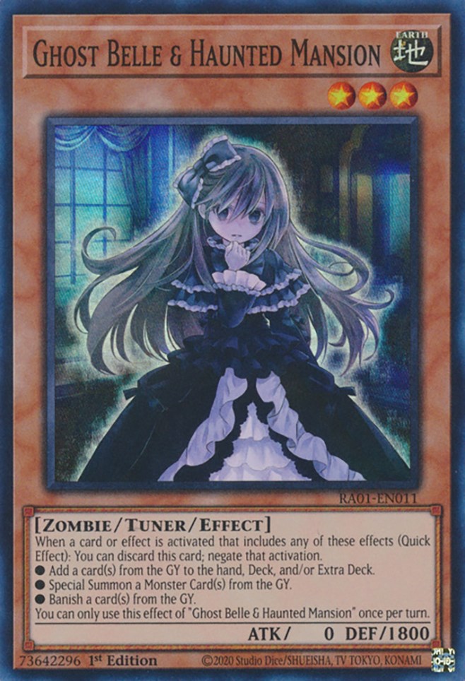 Ghost Belle & Haunted Mansion [RA01-EN011] Super Rare Yu-Gi-Oh!