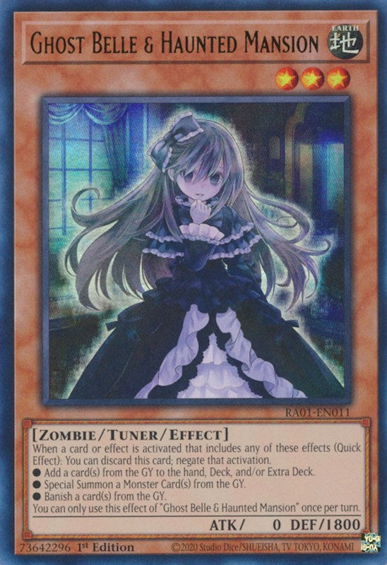 Ghost Belle & Haunted Mansion [RA01-EN011] Ultra Rare Yu-Gi-Oh!